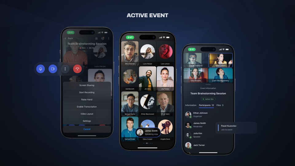 app UI